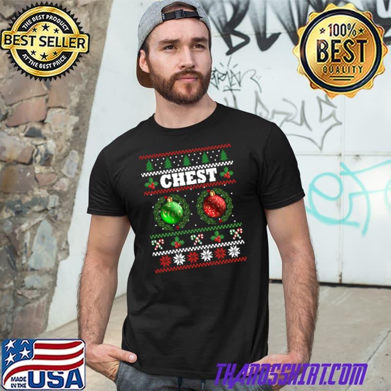 Chest Nuts Christmas Ugly Sweater 