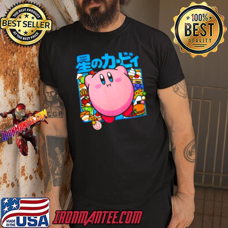 Kirby food kanji t shirt - Venomtee 