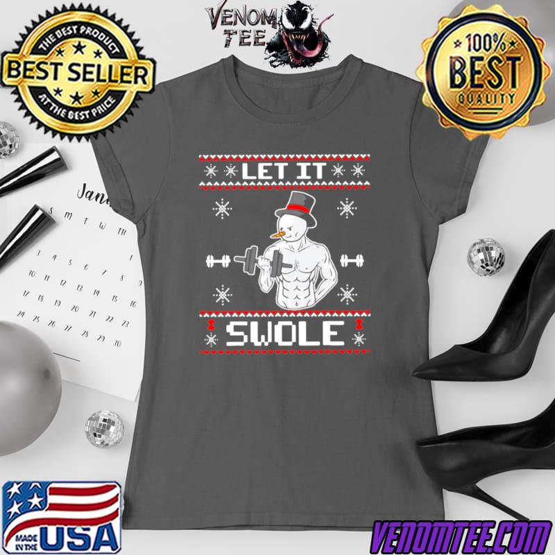Muscle Snowman Gym Let It Swole Ugly 
