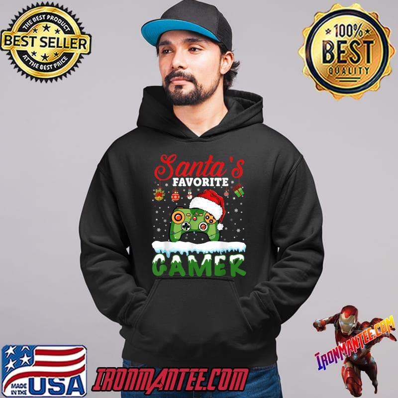 Favorite Gamer Christmas Gaming T-Shirt 