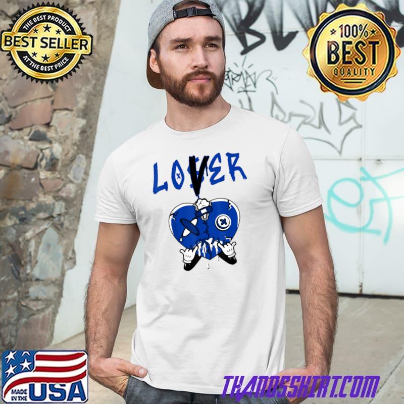 Racer Blue 5s Tee To Match Loser Lover 
