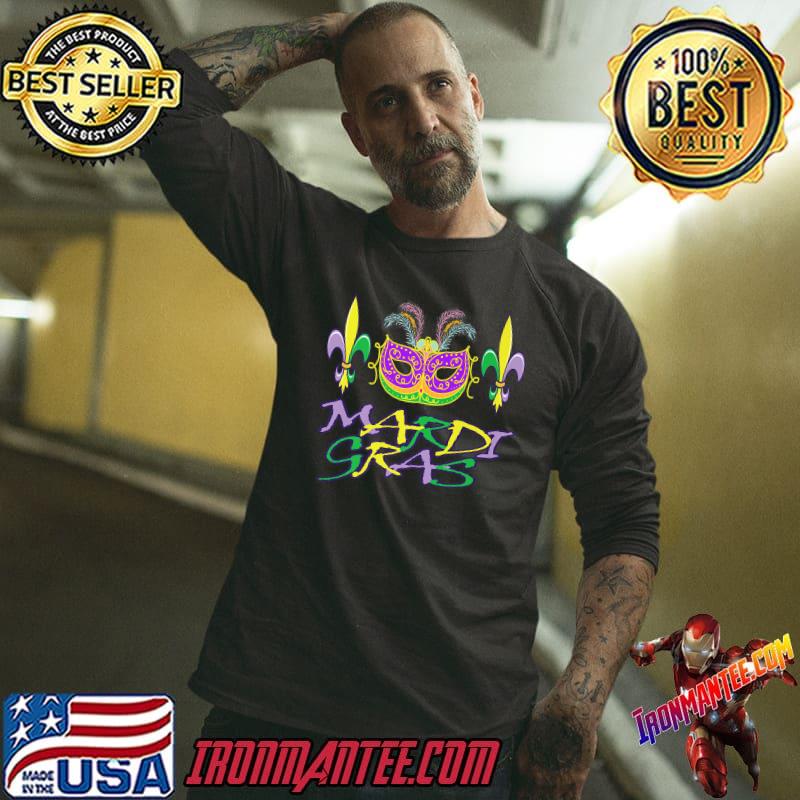 Mardi Gras 2022 Mask Mobile Alabama Premium TShirt Ironmantee