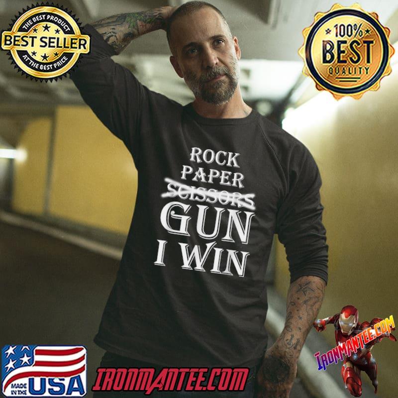 Rock Paper Gun I Win T-Shirt 