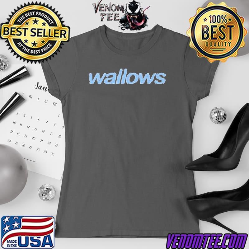 Wallows music merch textured type 