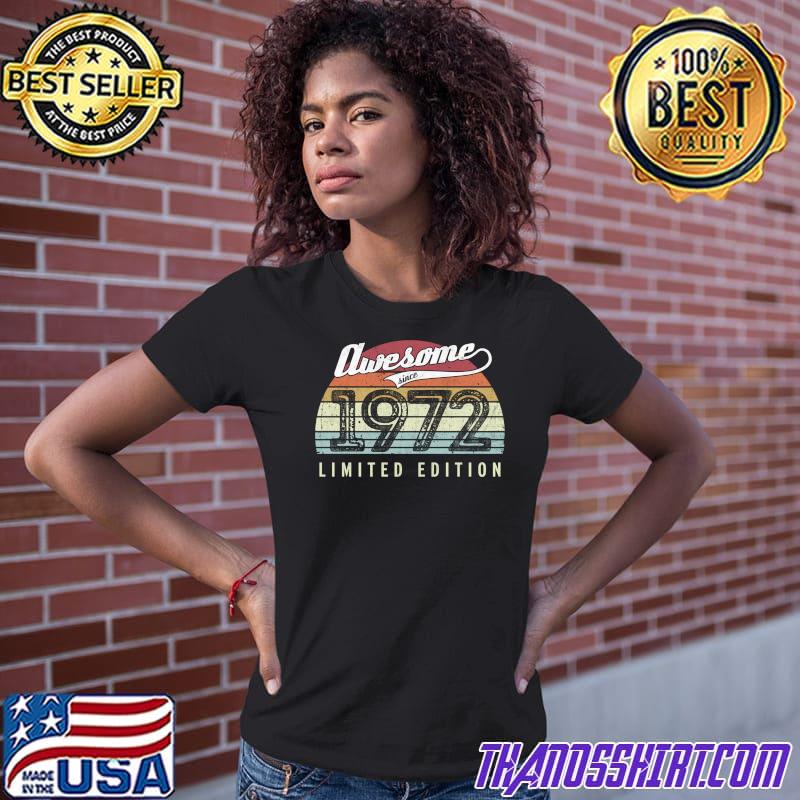 Retro Vintage 1972 Limited Edition 50th 