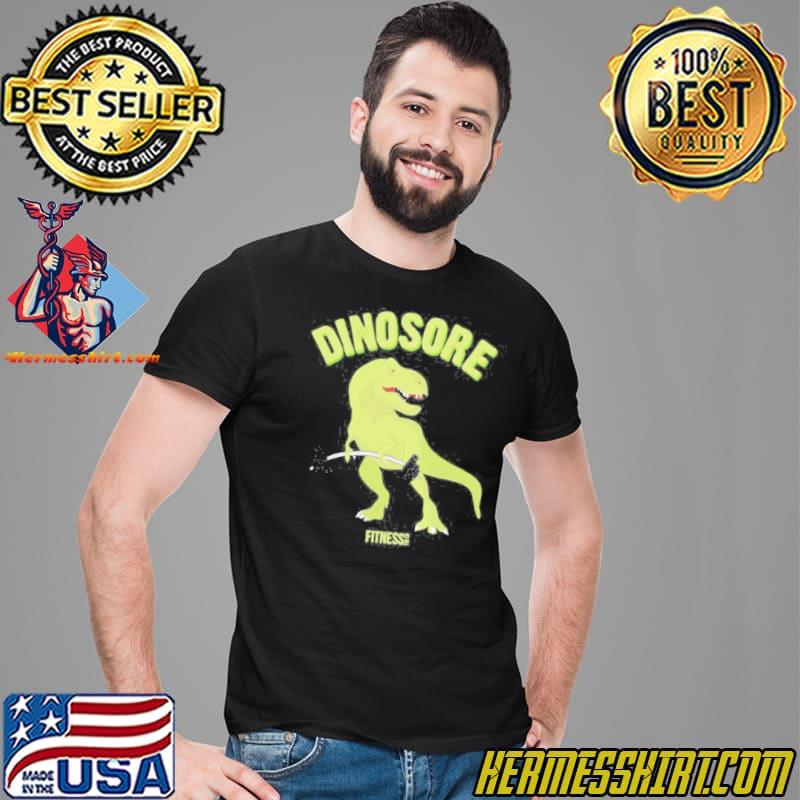 Dinosaur Dinosore Fitness Tee Co shirt 