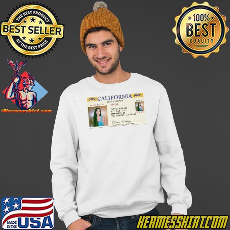 Driver license olivia rodrigo ultra cotton shirt Hermesshirt Premium
