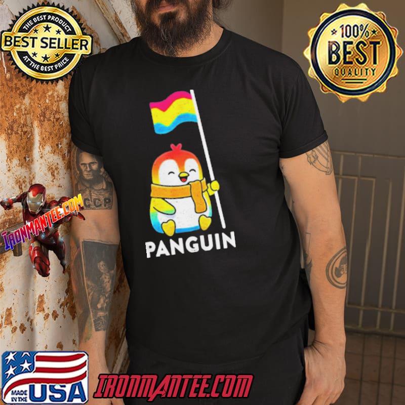 Pansexual flag pan pride penguin gift 
