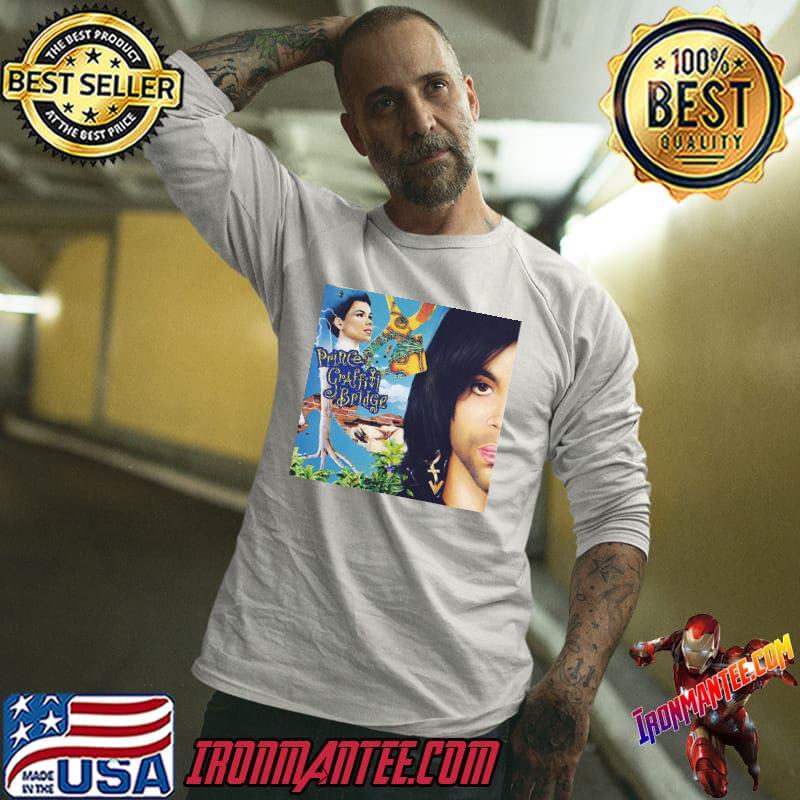 Prince graffitI bridge album cover white shirt - Ironmantee Premium ™ LLC