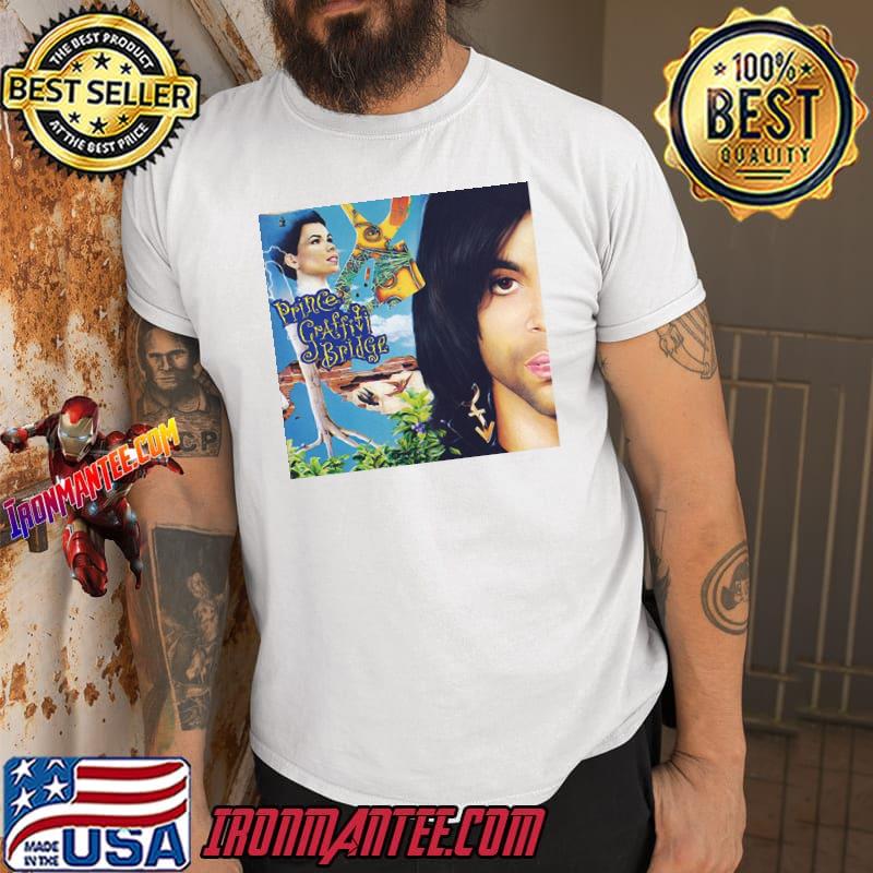 Prince graffitI bridge album cover white shirt - Ironmantee Premium ™ LLC