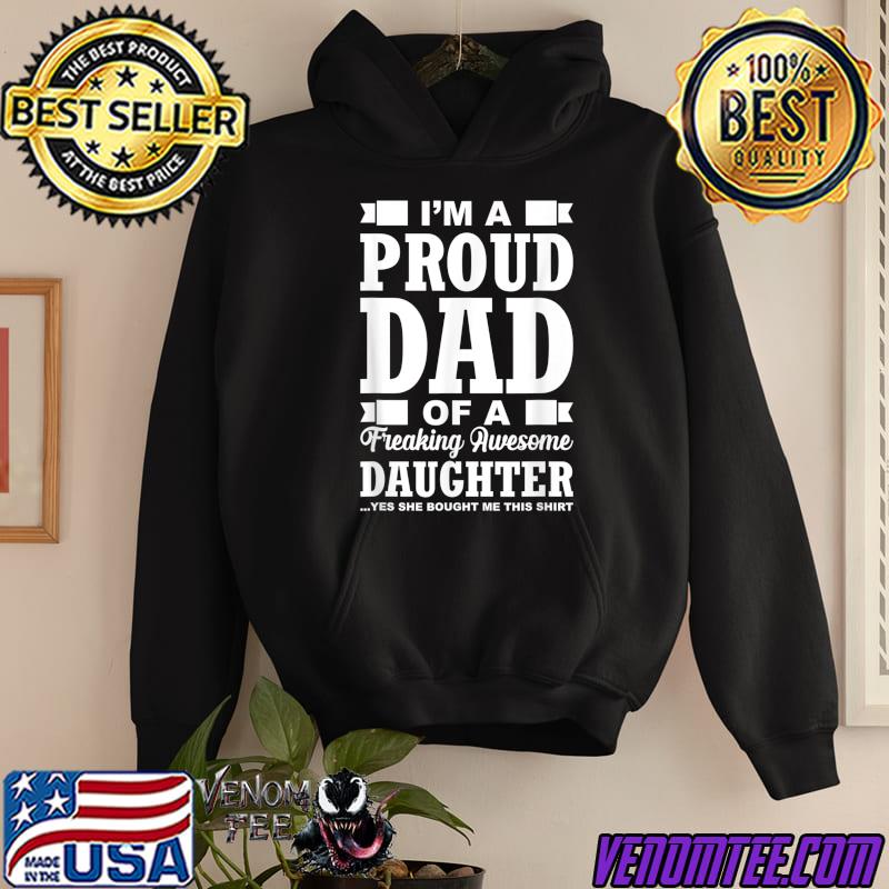 Mens Dad of Girls Awesome Daughter 