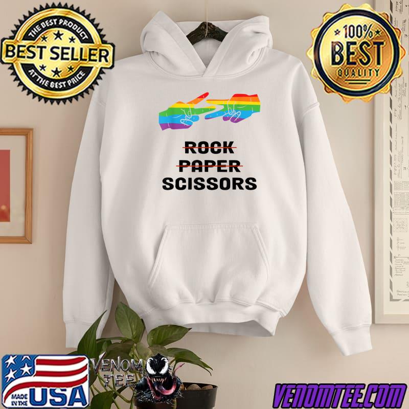 Rock Paper Scissors LGBTQ Rainbow Flag 
