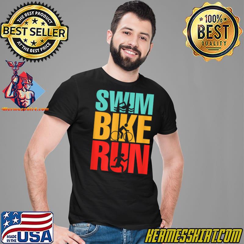 Swim Bike Run Triathlete Aesthetic 