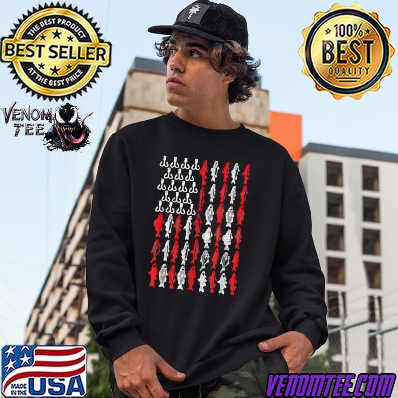 American Flag Fishing T shirt, Bass Pro 