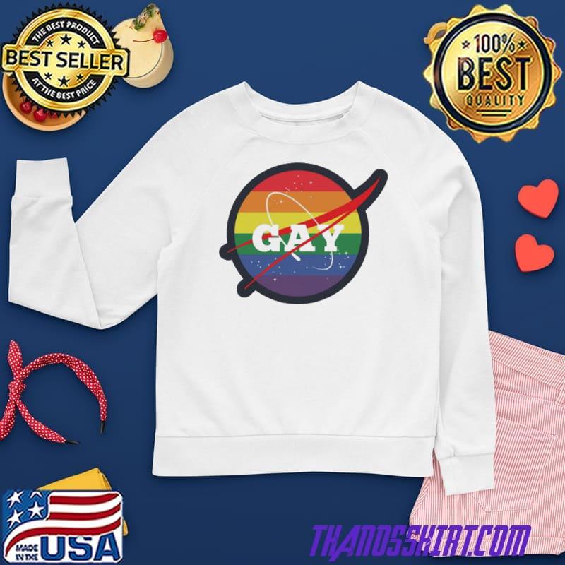 Gay nasa style pride month shirt 