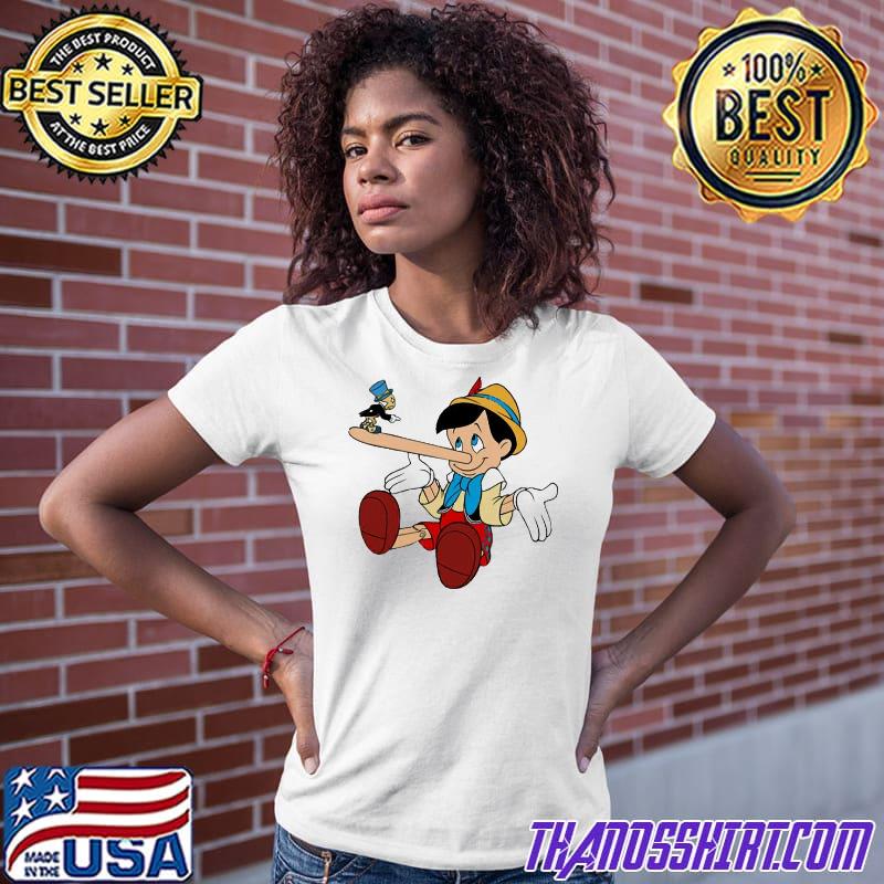 Jiminy cricket angry with pinocchio 
