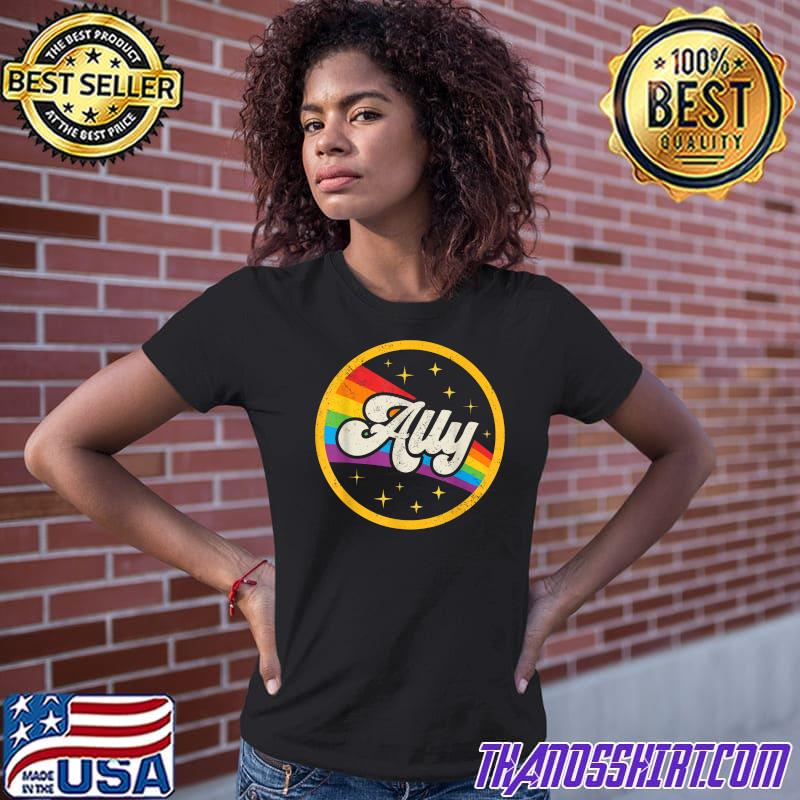 LGBTQ Ally T-Shirt for Gay Pride Men 