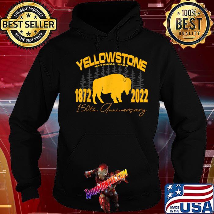 Yellowstone National Park 150th Anniversary Memorabilia TShirt Ironmantee Premium ™ LLC