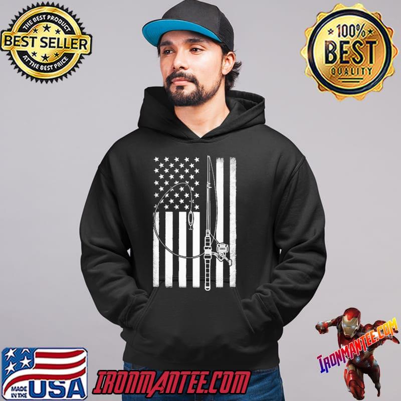Fishing Rod Flag - Love Fishing Shirt 