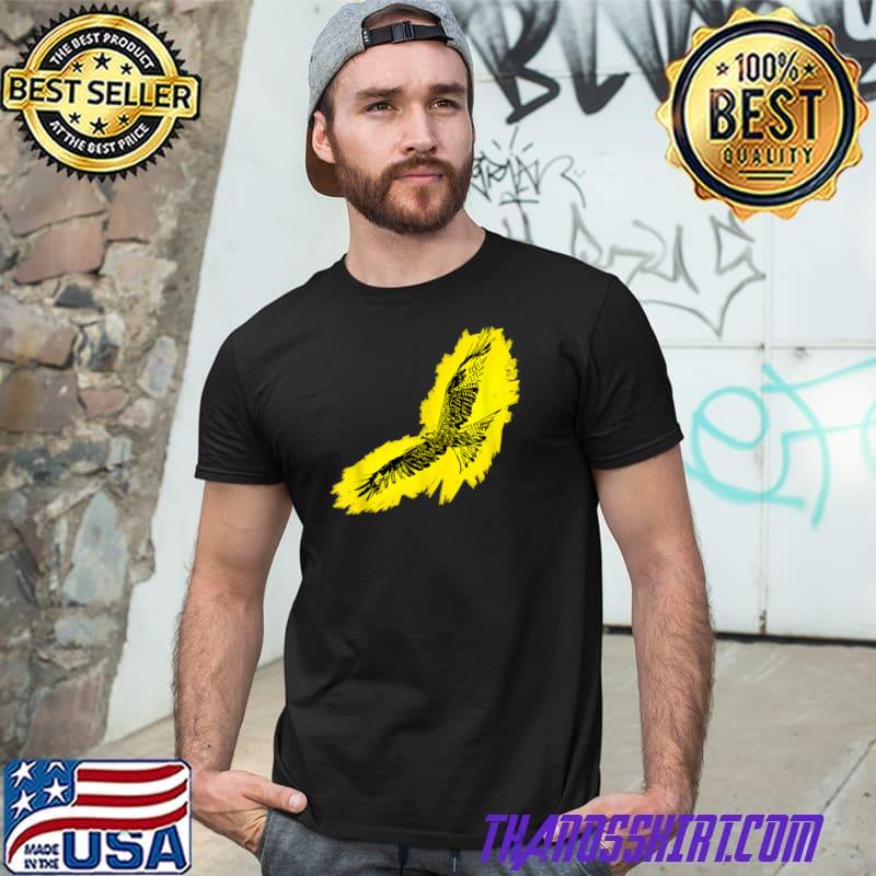 Hawk Motif Bird of Prey Falcon T-Shirt