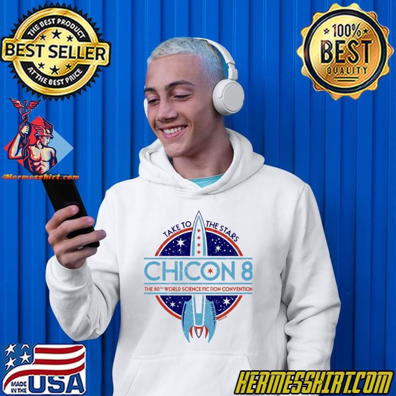 Chicon 8 logo take to the stars the 80th world sience fiction