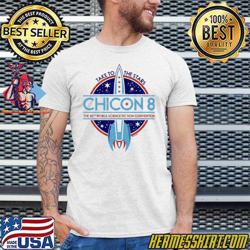 Chicon 8 logo take to the stars the 80th world sience fiction