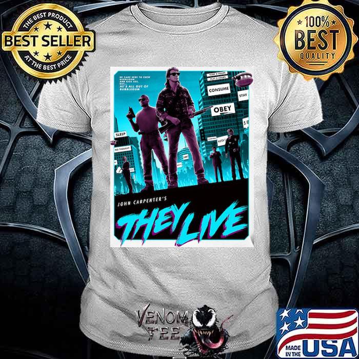 John Carpenter's They Live 1988 Poster Shirt
