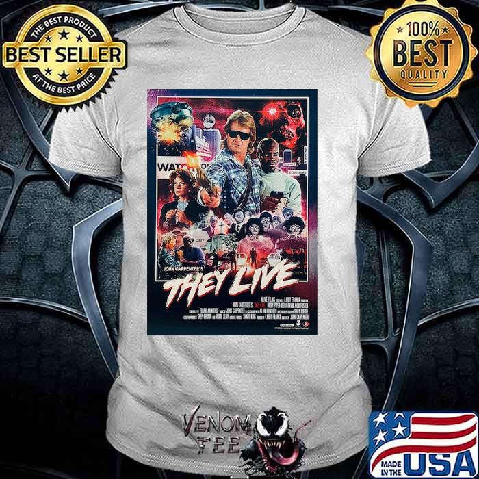 They Live 1988 Poster Movie Shirt