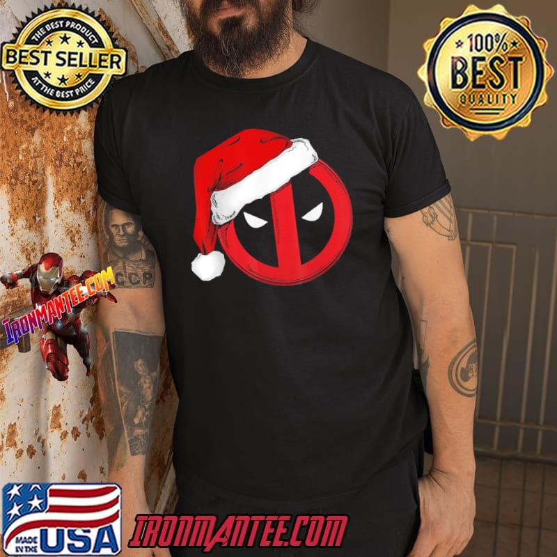 Icon santa hat deadpool santa christmas shirt