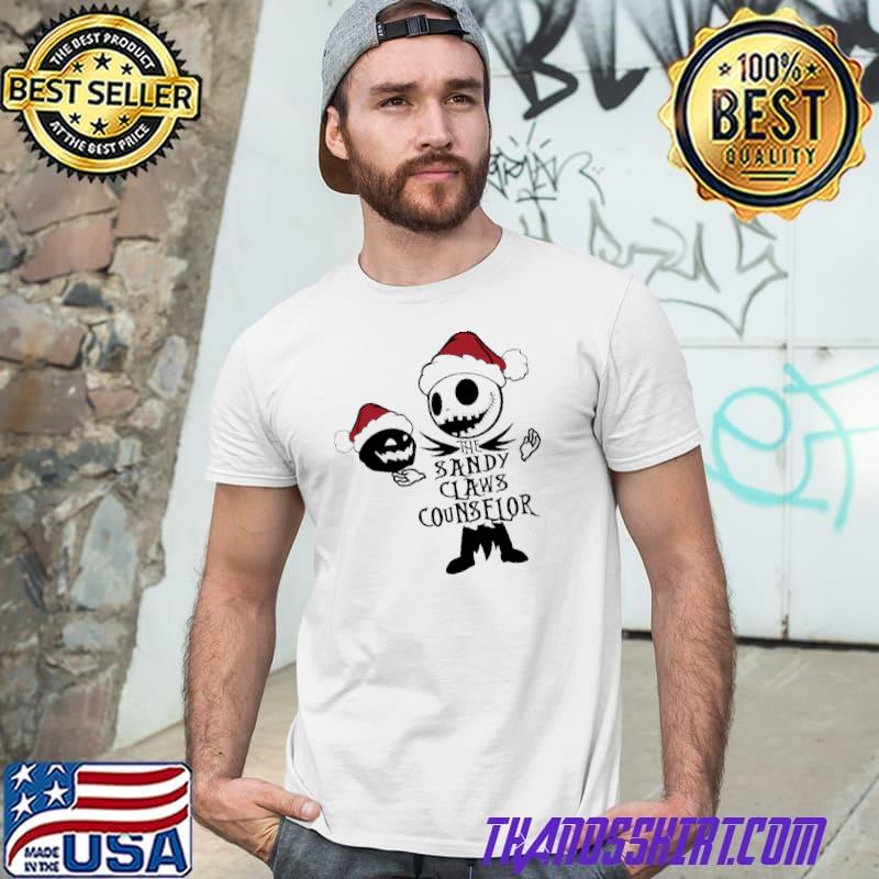 The Sandy Claws Counselor Nightmare Christmas Shirt