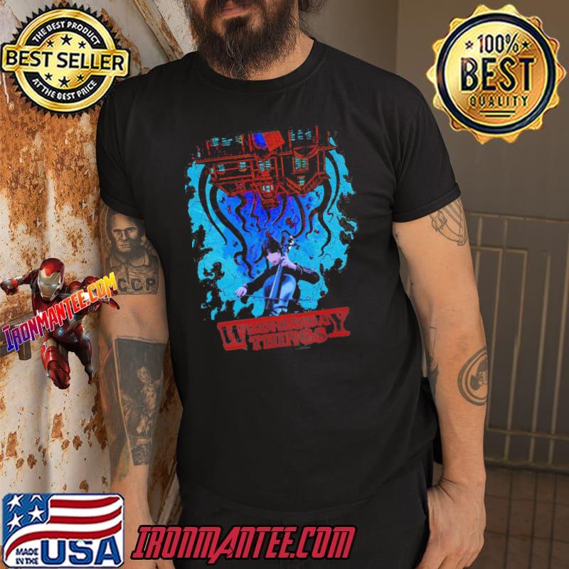 Things funny design playing cello stranger things wednesday classic shirt