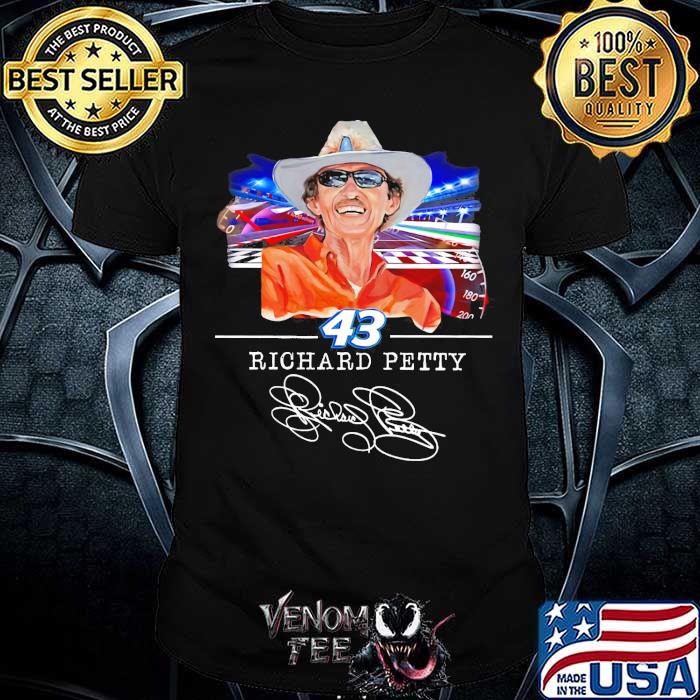 43 signature of richard petty signature shirt