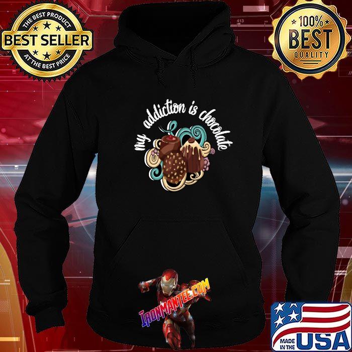 Awesome my addiction is chocolat chocolate lovers T-Shirt