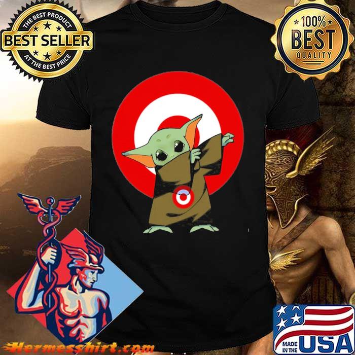 Baby yoda dabbing target shirt