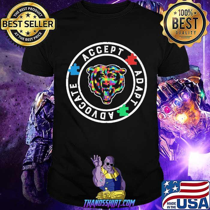 Chicago Bears Advocate Accept Adapt Autism shirt