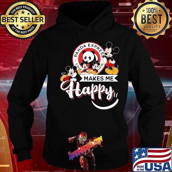 Funny panda express makes me happy mickey shirt