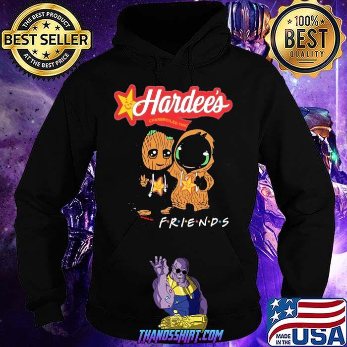 Groot and toothless friends Hardee's shirt