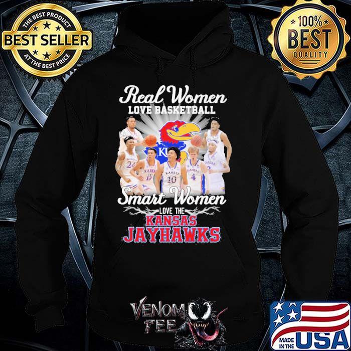 Real women love basketball smart women love the Kansas Jayhawks shirt