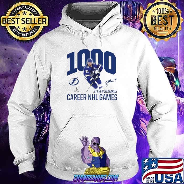 Steven Stamkos Tampa Bay Lightning 1000 Career Games signature shirt