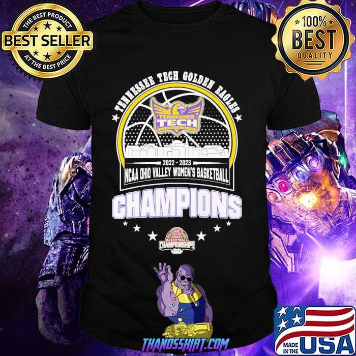 Tennessee tech golden eagles 2022-2023 NCAA Ohio valley women's basketball champions shirt