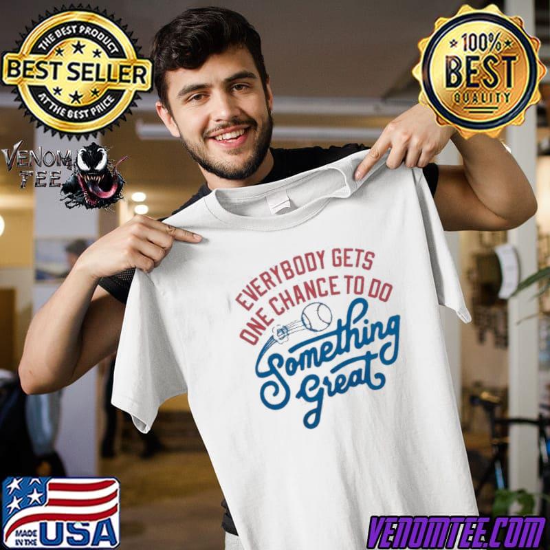 Youth One Chance To Do Something Great tennis shirt