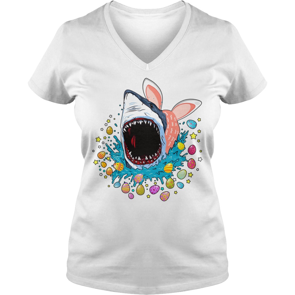 The Easter Shark Easter Shirt 4 The Easter Shark Easter V Neck
