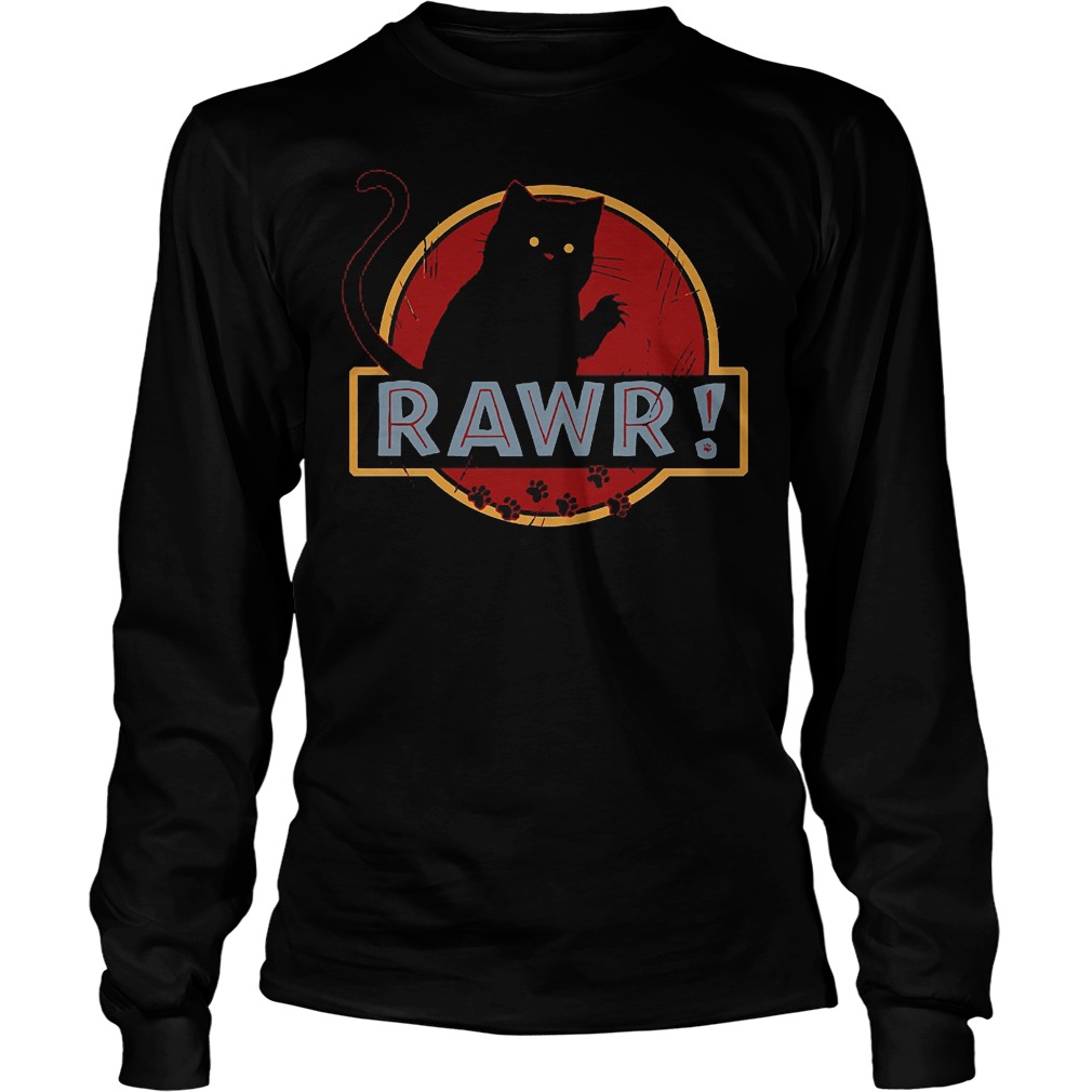 Black Cat Rawr Shirt 1 Black Cat Rawr Longsleeve