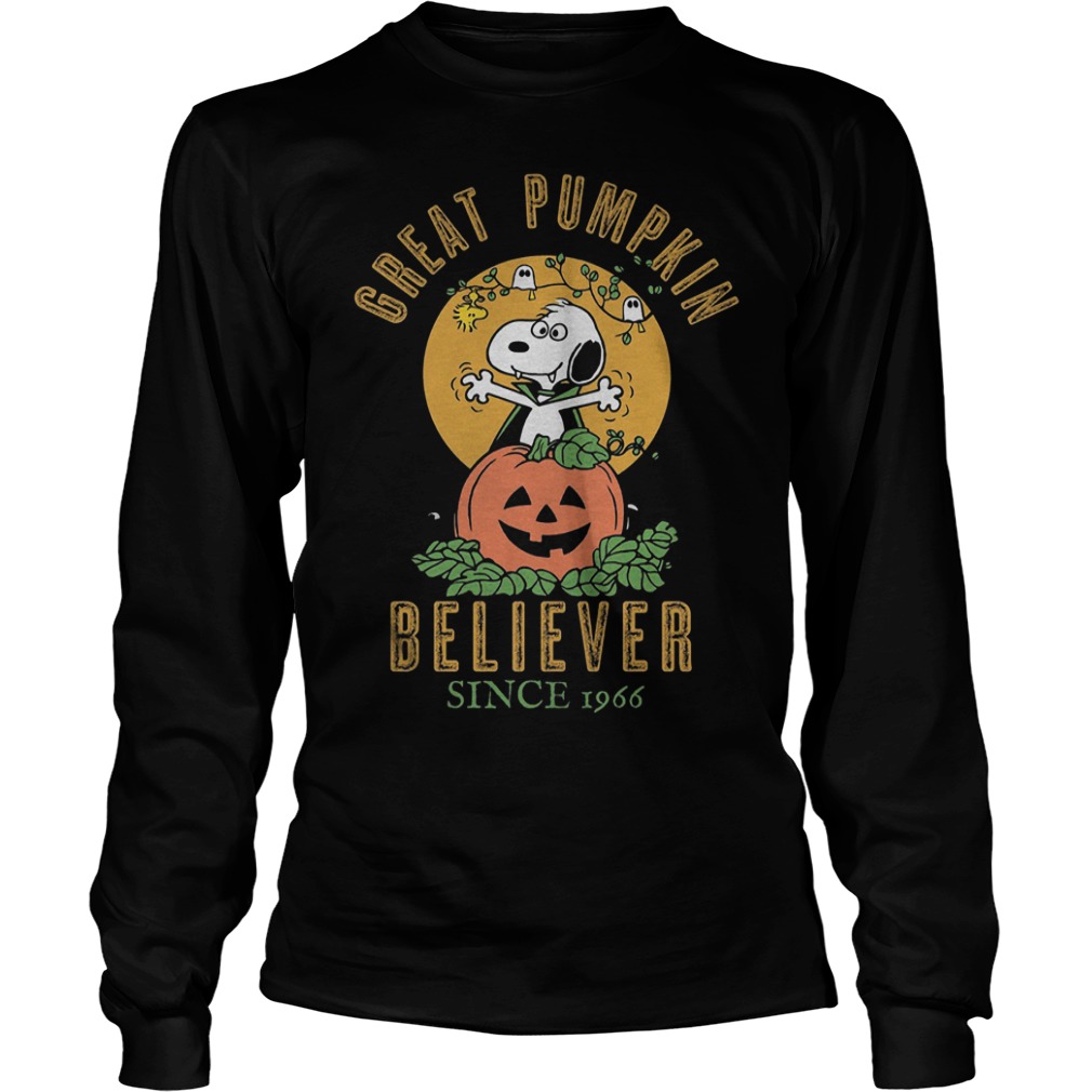 Snoppy Great Pumpkin Believer Since 1966 Shirt 4 Snoppy Great Pumpkin Believer Since 1966 Shirt Longsleeve Tee Unisex