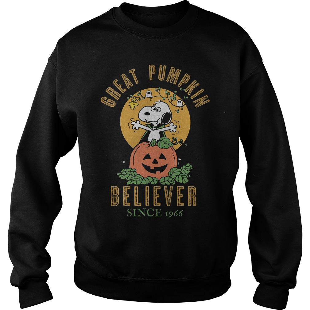 Snoppy Great Pumpkin Believer Since 1966 Shirt 2 Snoppy Great Pumpkin Believer Since 1966 Shirt Sweatshirt Unisex