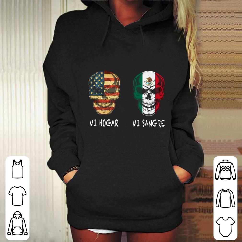 American flag skull mi hogar shirt 7 American flag skull mi hogar shirt