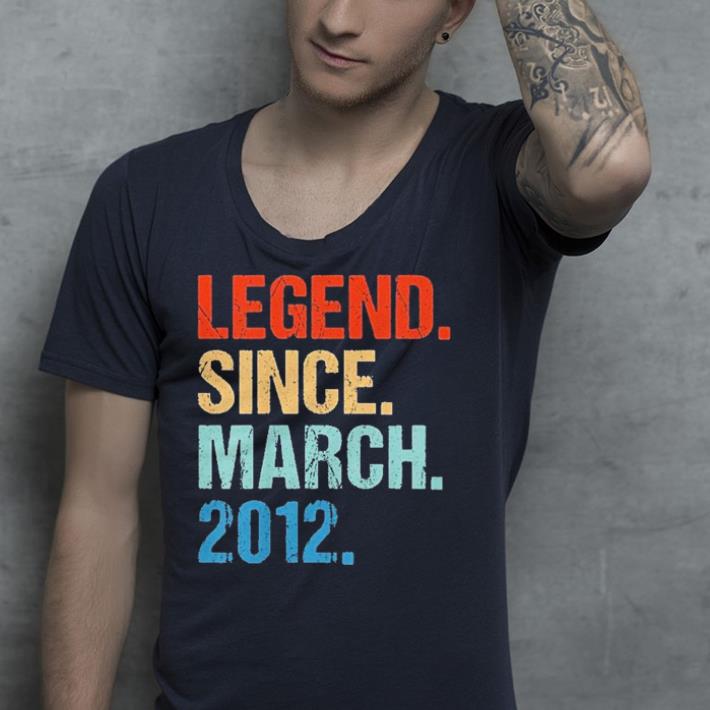 Kids Legend Since March 2012 shirt 7 Kids Legend Since March 2012 shirt