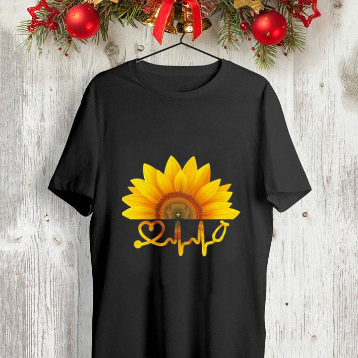 Sunflower nurse heartbeat shirt 7 Sunflower nurse heartbeat shirt