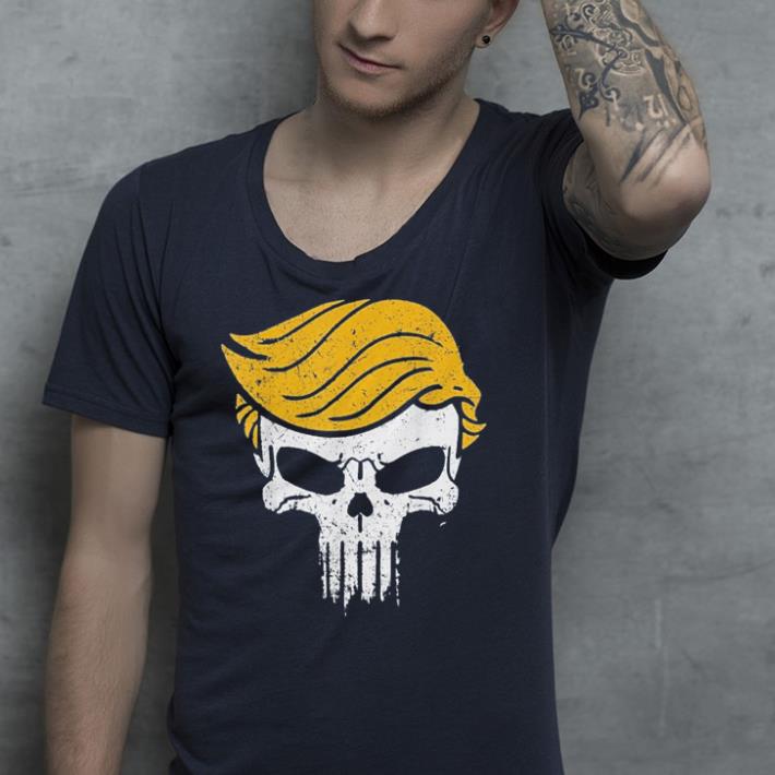 Trump Skull Trump Punisher Parody shirt