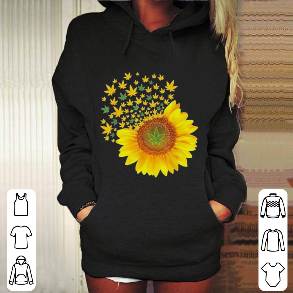 Weed Leaves Sunflower Marijuana shirt Weed Leaves Sunflower Marijuana shirt 4 - Weed Leaves Sunflower Marijuana shirt